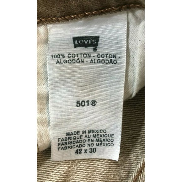Levi's Strauss & Co 501XX Button Fly WPL-423 Original Riveted Size W42xL30 - Picture 9 of 11